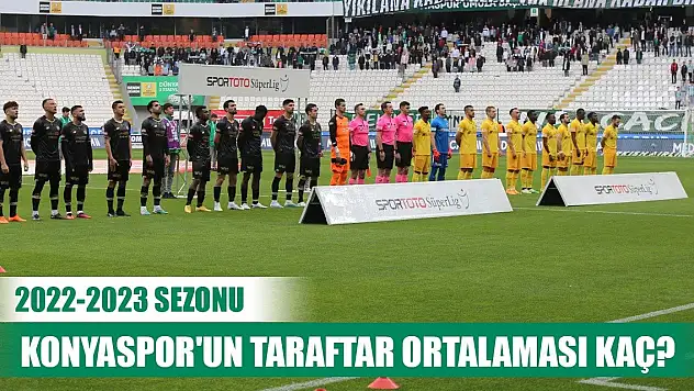Konyaspor'un seyirci ortalaması, çarpıcı rakam!