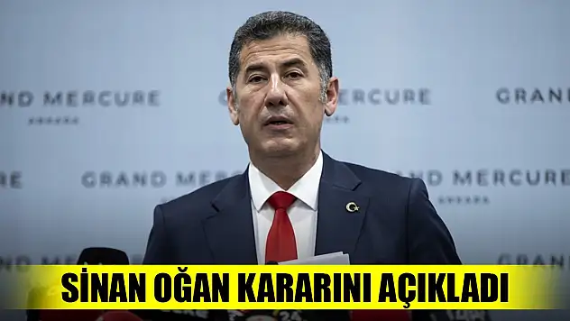 Son Dakika! Sinan Oğan kararını açıkladı