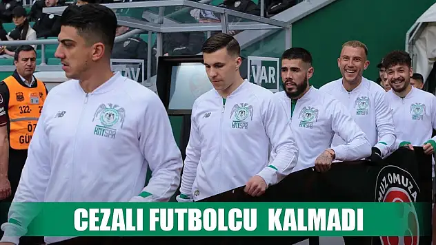 Konyaspor'da cezalı oyuncu yok