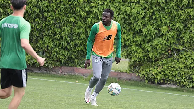 Konyaspor şut çalıştı