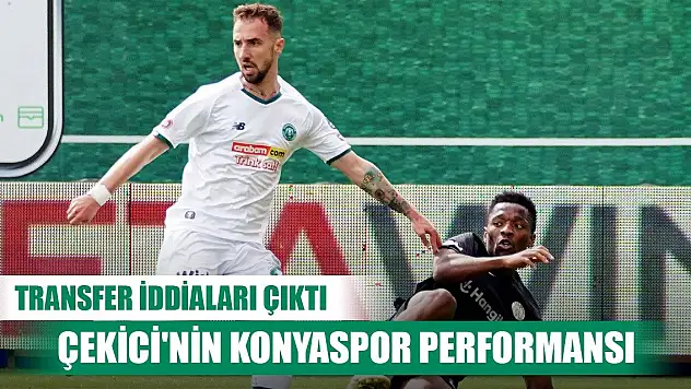 Konyaspor'da Endri Çekici'nin grafiği