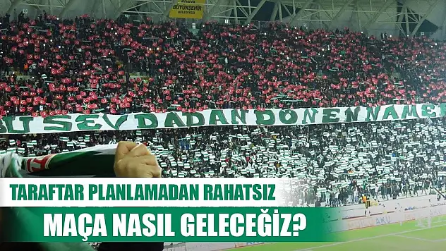 Konyaspor taraftarı takvimi sevmedi!