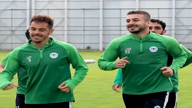 Konyaspor'dan keyifli antrenman