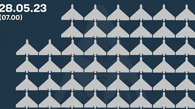 Ukrayna: Rusya, 54 İHA ile saldırdı