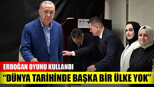 Cumhurbaşkanı Erdoğan: 'Dünya tarihinde yüzde 90'a varan katılımda başka bir ülke yok'
