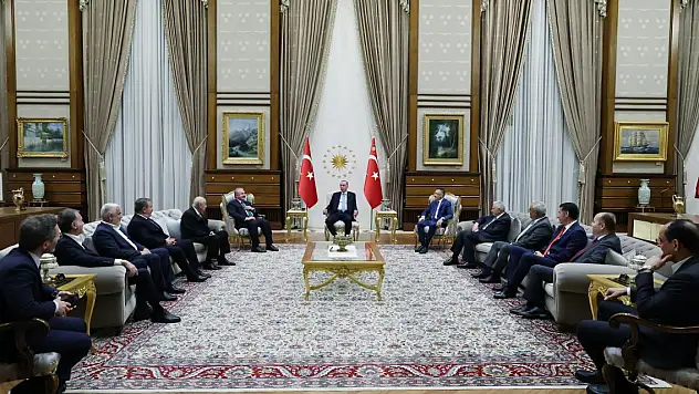 Cumhurbaşkanı Erdoğan, ittifak liderlerini kabul etti
