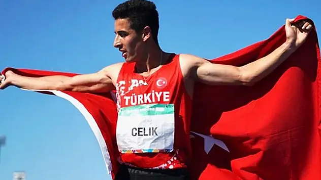 Milli atlet Mehmet Çelik, Türkiye rekorunu kırdı