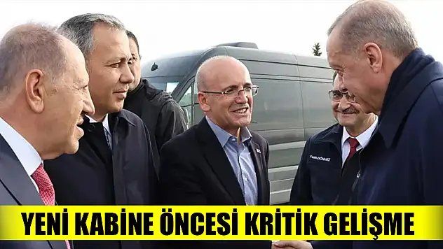 Yeni Kabine öncesi kritik gelişme: Erdoğan, Mehmet Şimşek'le görüştü