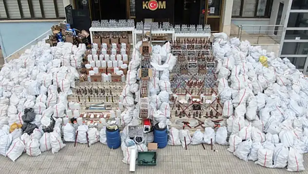 Evini sahte içki imalathanesine çeviren şüpheli tutuklandı