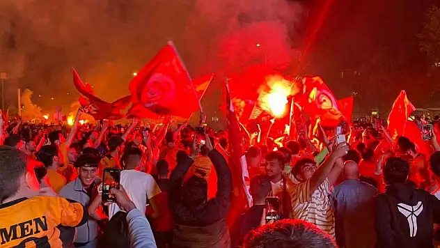 Gaziantep'te Galatasaray coşkusu