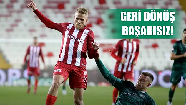 Konyaspor bu sefer çeviremedi
