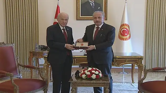Şentop, başkanlık görevini Devlet Bahçeli'ye devretti