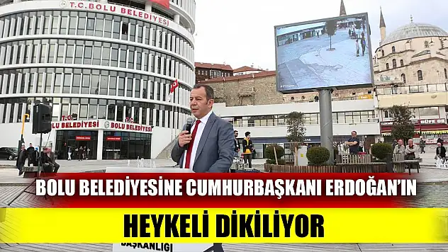 Eski CHP'li Başkan Cumhurbaşkanı Erdoğan'ın heykelini diktirecek