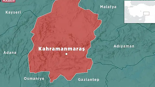 Kahramanmaraş'ta 4,4 büyüklüğünde deprem