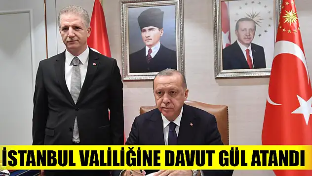 İstanbul Valiliğine Davut Gül atandı