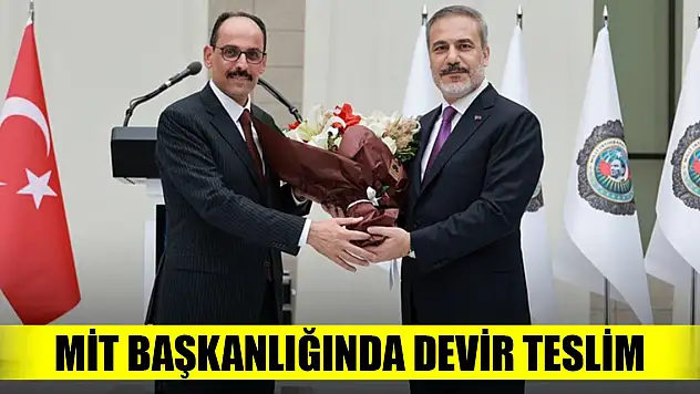 İbrahim Kalın, MİT Başkanlığı görevini devraldı