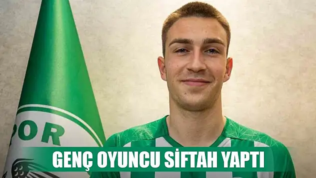 Konyasporlu Niko Rak siftah yaptı