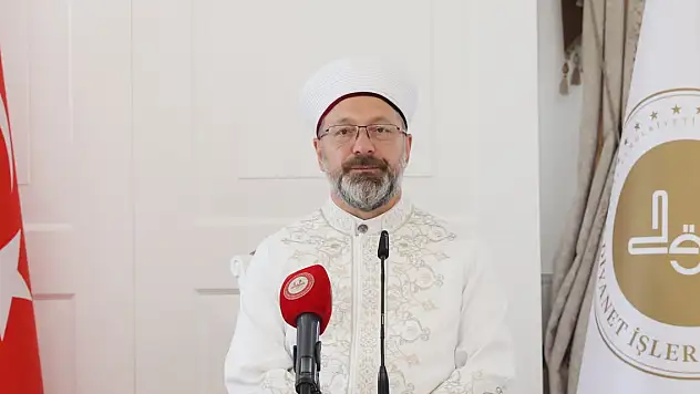 Erbaş: Vekaletle 550 bin hisse kurban kesmeyi hedefliyoruz