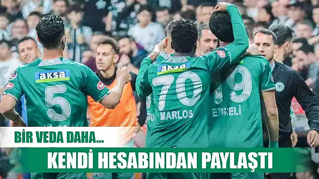 Konyaspor'da bir veda daha