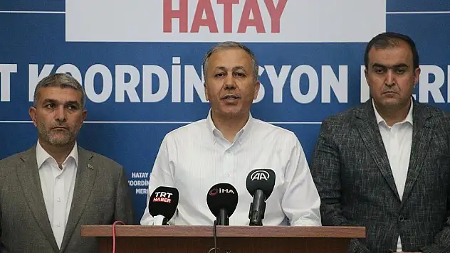 Bakan Yerlikaya: Hatay'da hasar tespit çalışmaları tamamlandı