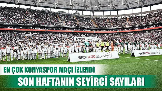 En çok Konyaspor maçı izlendi