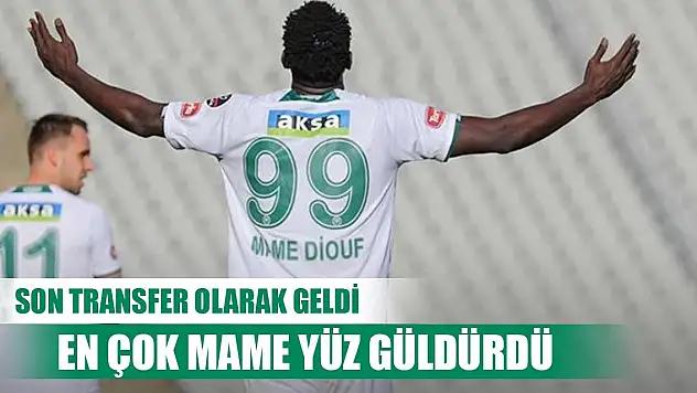 Konyasporlu Diouf beklentileri çok aştı!