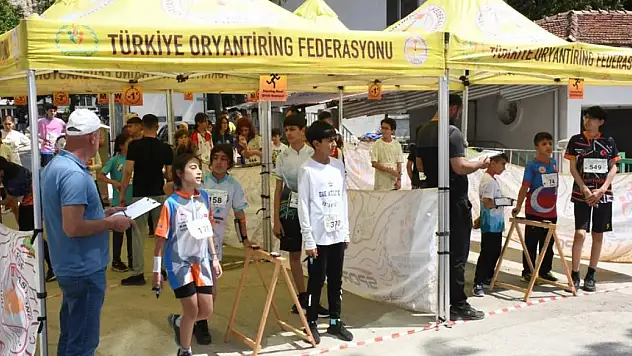 Oryantiring faaliyeti Amasya'da tamamlandı
