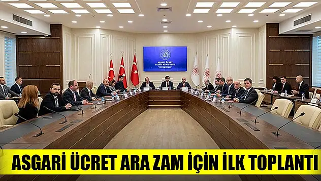 Asgari Ücret Tespit Komisyonu'nun ilk toplantısı sona erdi! İlk açıklama geldi