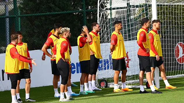 A Milli Futbol Takımı taktik çalıştı