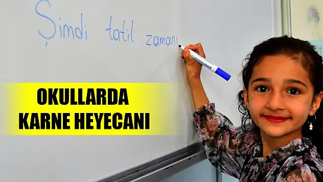 Okullarda karne heyecanı