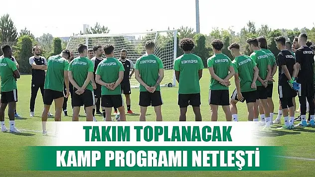 Konyaspor'un kamp planı