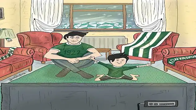 Konyaspor'dan babalar günü paylaşımı