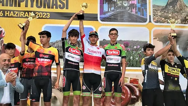 Torku Şekersporlu pedallardan üç şampiyonluk