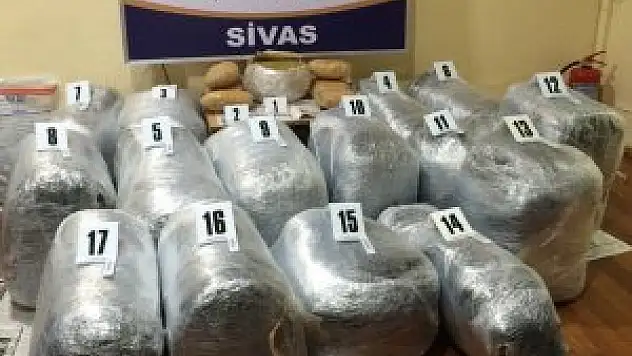 Sivas'ta uyuşturucu operasyonu