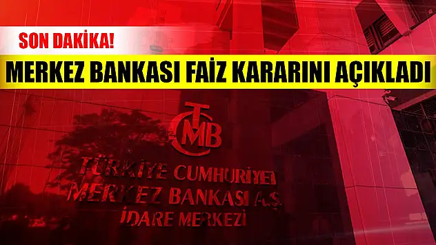 Son Dakika! Merkez Bankası faiz kararını açıkladı (22 Haziran 2023)