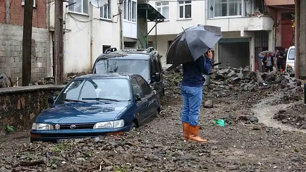 Giresun'da sel, heyelan ve su baskını