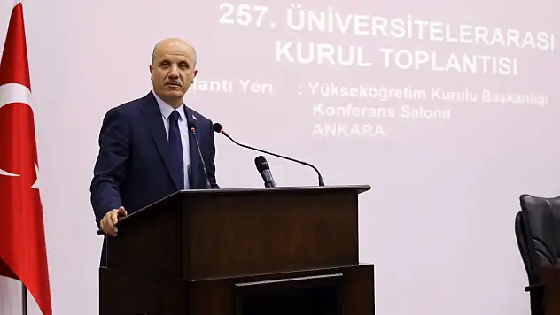 YÖK Başkanı Özvar'dan üniversitelere öğrenciler için çağrı