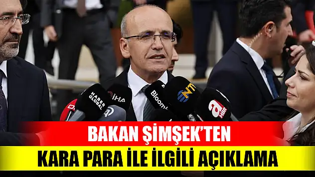 Bakan Şimşek: Kara parayla mücadele kararlılıkla devam etmektedir