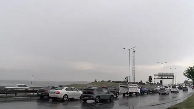 Uyarının ardından yağmur başladı