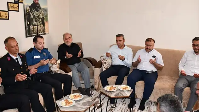 Şehit aileleri ve gaziler ziyaret edildi