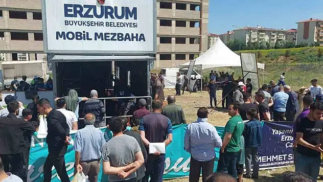 Mobil kurban kesim yerleri rağbet gördü