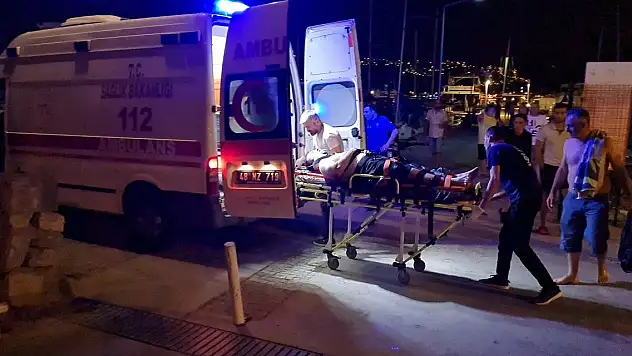 Patlama sonrası yangın: 2 yaralı