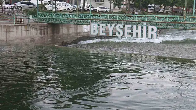 Beyşehir Gölü'nden Konya Ovasına su verilmeye başlandı