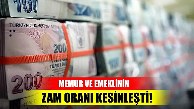 Memur ve emeklinin zam oranı kesinleşti! Gözler refah payında