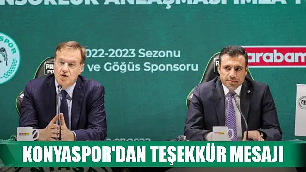 Konyaspor'dan Arabamcom paylaşımı