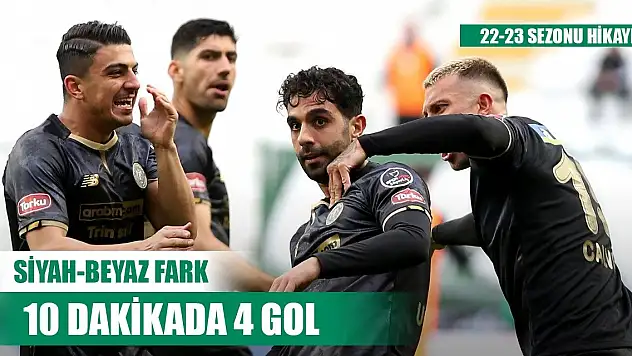 Konyaspor-Kayserispor maçı gol düellosuna döndü!