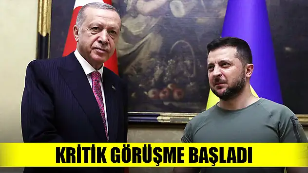 Erdoğan-Zelenskiy görüşmesi başladı
