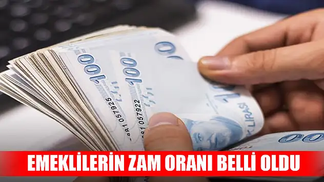 Emeklilerin zam oranı belli oldu