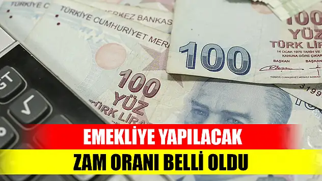 Emekliye yapılacak zam miktarı belli oldu