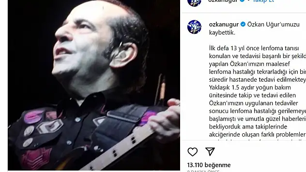 Özkan Uğur'un ailesi: Umutla güzel haberleri bekliyorduk ama...